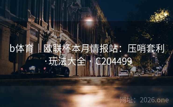 b体育｜欧联杯本月情报站：压哨套利·玩法大全 · C204499