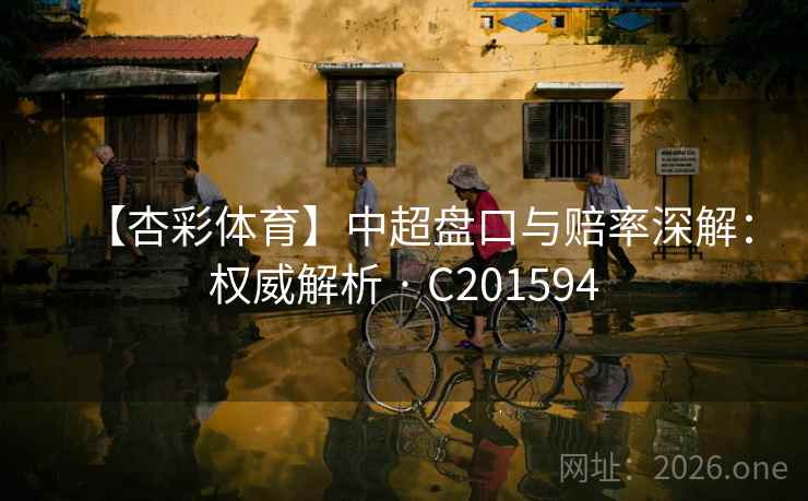 【杏彩体育】中超盘口与赔率深解：权威解析 · C201594  第2张